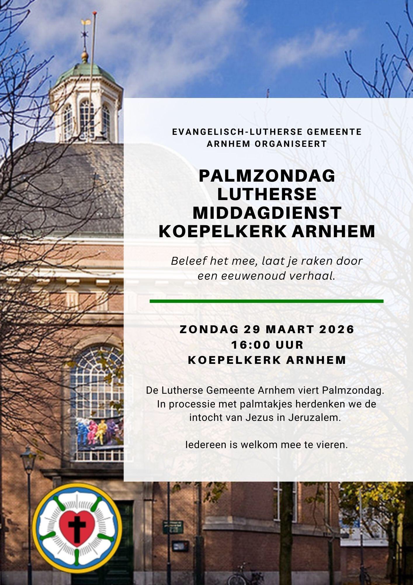 Palmzondag Lutherse Gemeente Arnhem